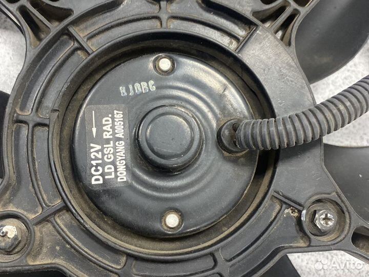 Вентилятор кондиционера с кожухом киа церато