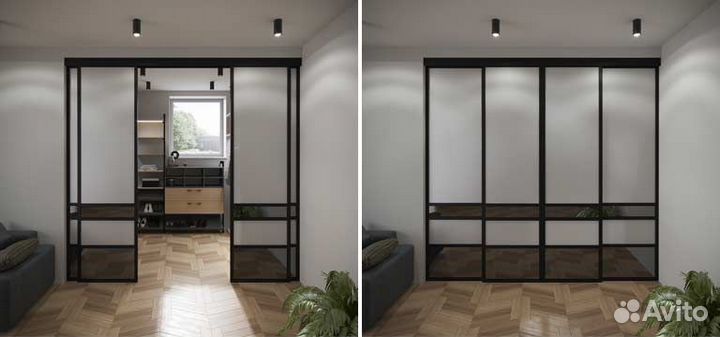 Межкомнатные перегородки, купе, зонирование