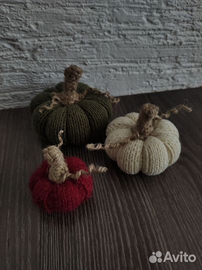 Вязаная тыква