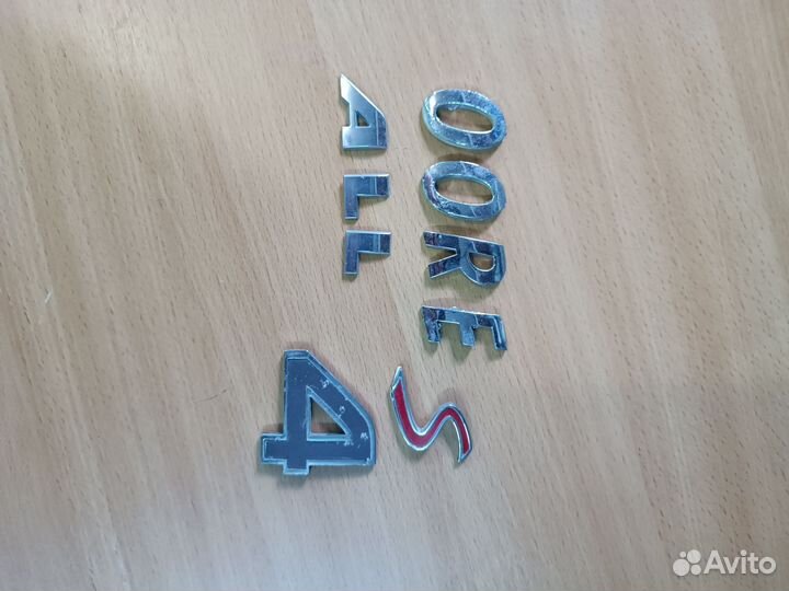 Буквы по отдельности миникупер