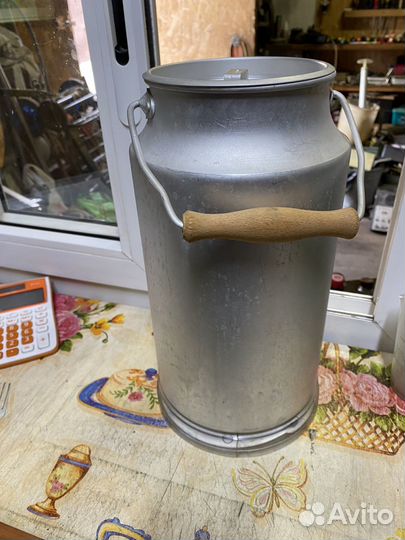 Алюминиевый бидон СССР 5л