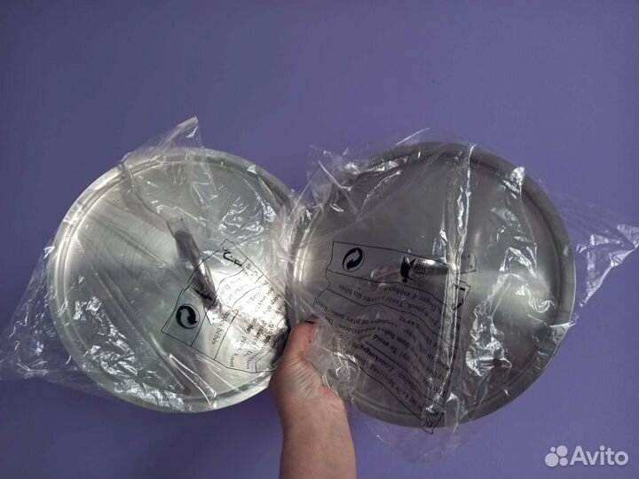 Крышка из нержавеющей стали d24см