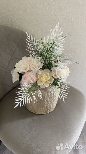 Букет цветов из мыла