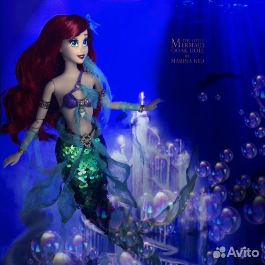 Disney Ариэль лимитированная ооак кукла