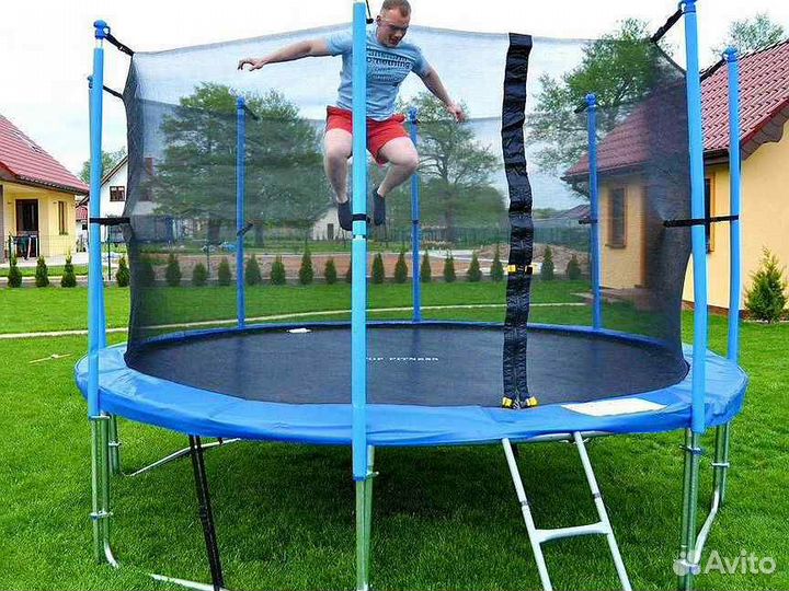 Батут с сеткой