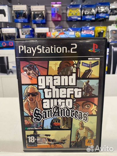 GTA San Andreas Лицензия - игры PS2 - обмен