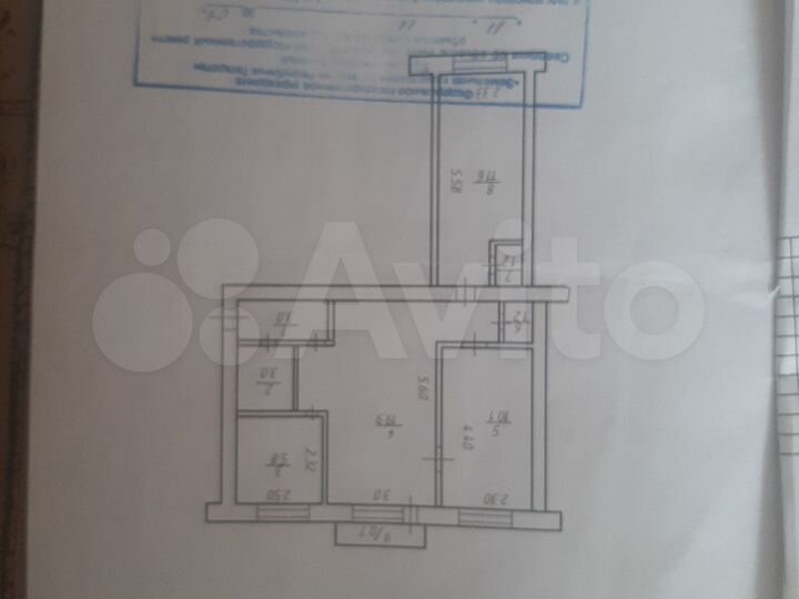 3-к. квартира, 55,8 м², 4/5 эт.