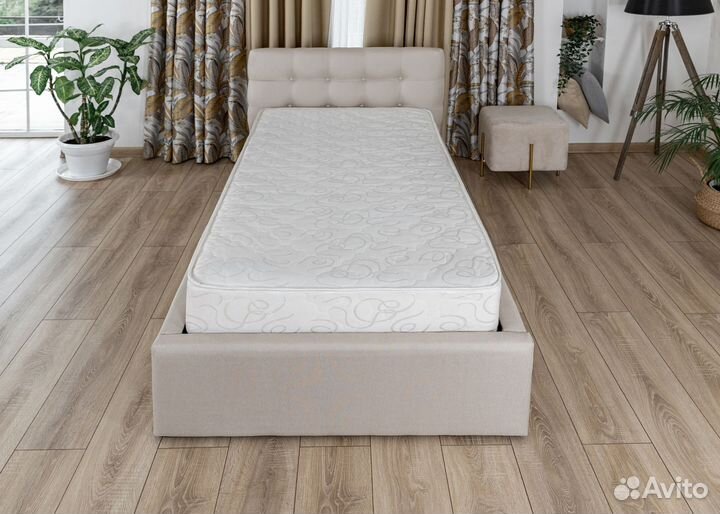 Кровать односпальная с матрасом 80х200 Марсель