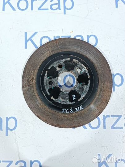 Диск тормозной задний Chery Tiggo 8 T31 2021