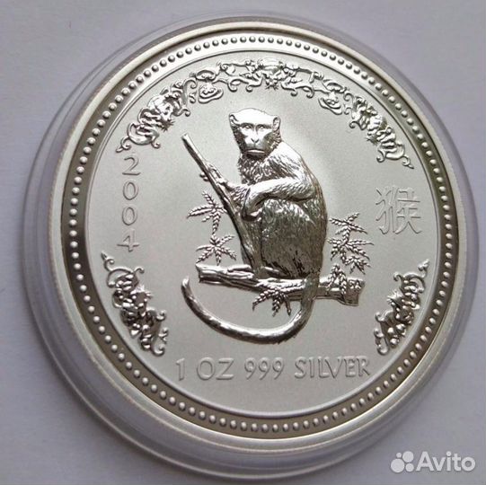 Монета Австралия 1 доллар 2004