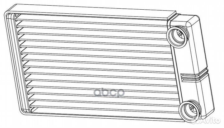 Радиатор печки алюм. /УАЗ 3163 Патриот/ А/С kdac