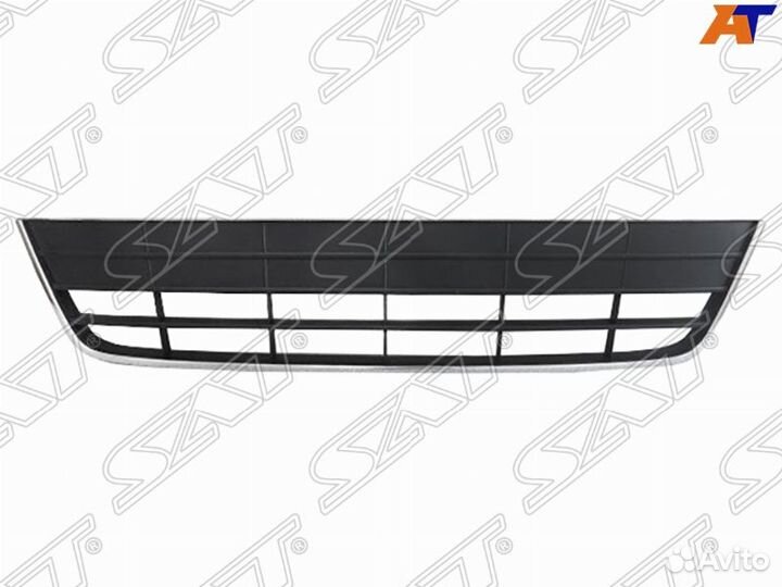 Решетка в бампер VW tiguan 11-16 с хром молдингом