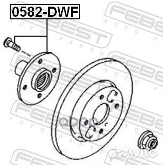 Ступица передняя mazda demio DW3/DW5 1996-2002