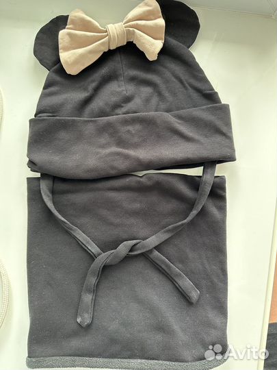 Комплект шапка и снуд для девочки