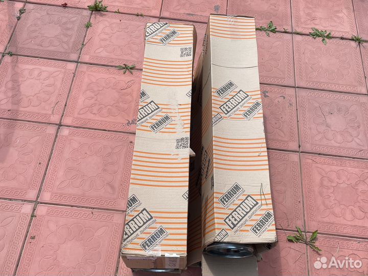 4 шт трубы дымохода метровые