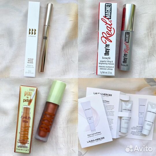 Декор Benefit, Huda Beauty, Rose Inc, Laura и тд
