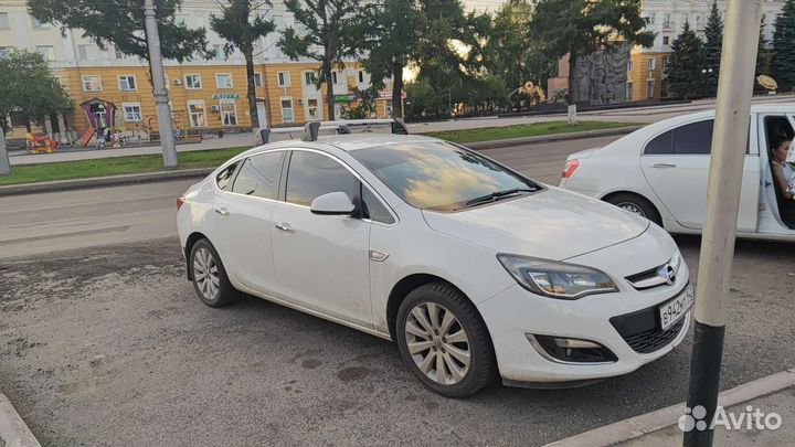 Рейлинги на крышу opel astra j седан