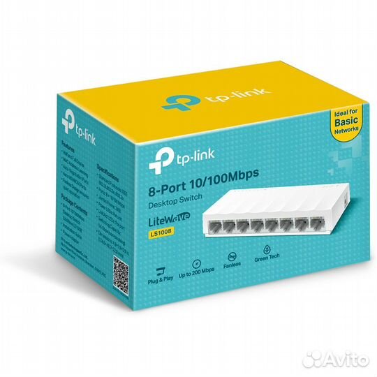 TP-Link LS1008 коммутаторы до 100 мбит/с