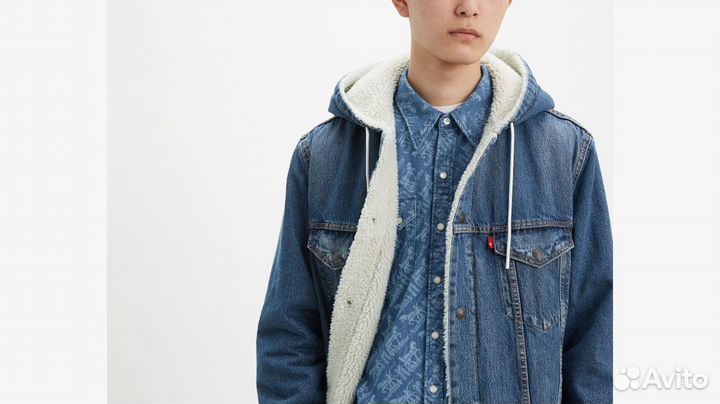 Мужская джинсовая куртка Levis Jean Jacket Sherpa