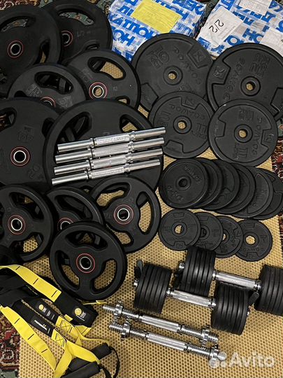 Блины для штанг и гантелей Декатлон
