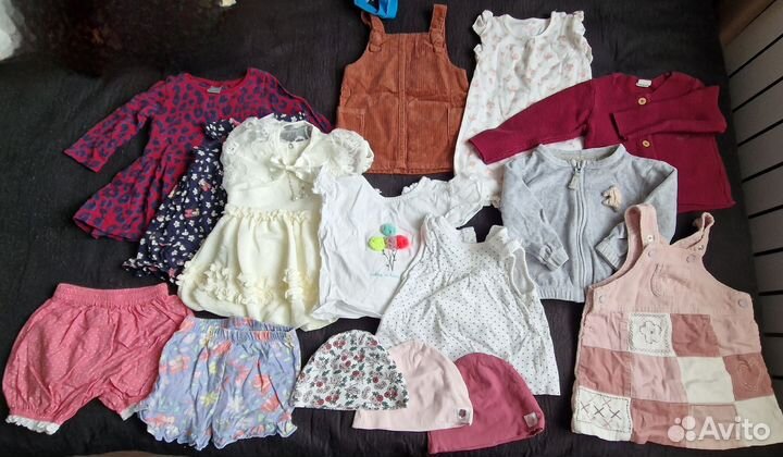 Пакет вещей на девочку 68-74