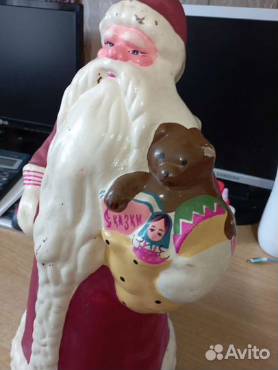 Дед мороз папье маше СССР