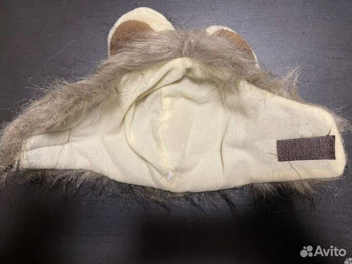 Львиная шапка для кота