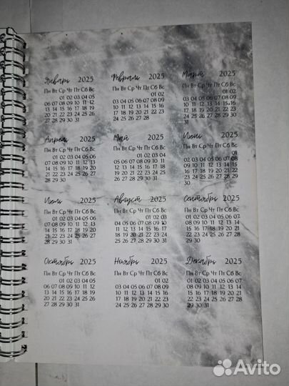 Планер/Ежедневник на кольцах