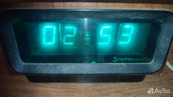 Ламповые электронные часы СССР Электроника Г9.02