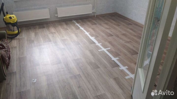 Укладка Линолеума, Ламината, напольных покрытий