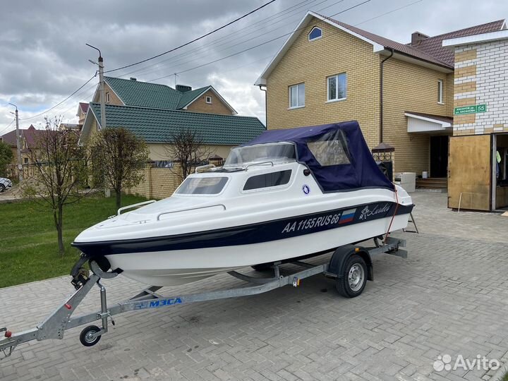 Катер Neman 500 + Mercury 60 2017г. 200м.ч