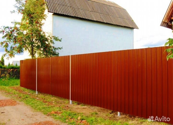 Забор из профнастила