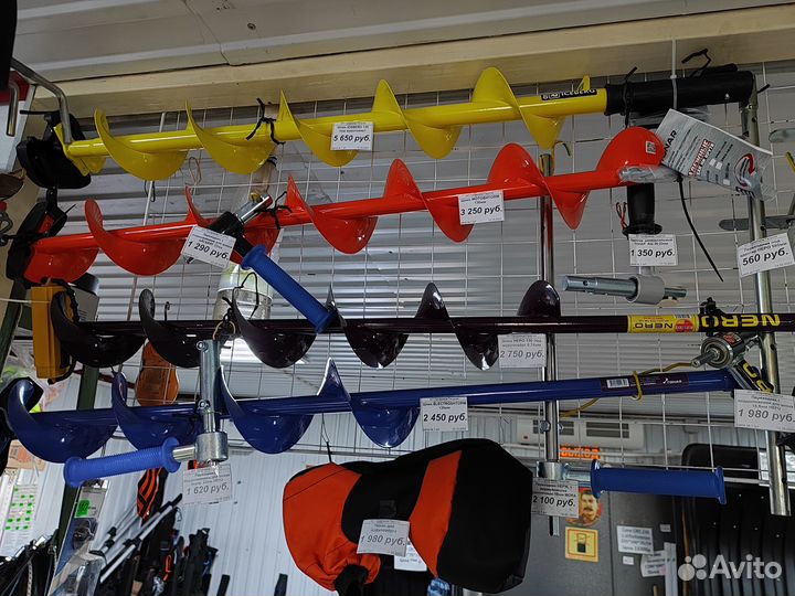 Шнек для льда под шуруповёрт 130мм