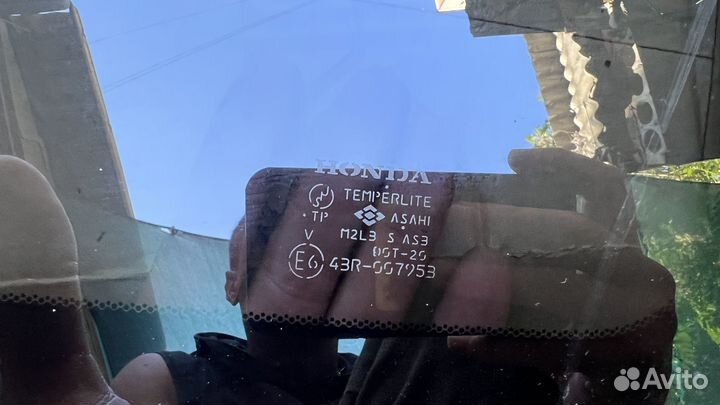 Стекло собачник форточка левая honda odyssey 2008