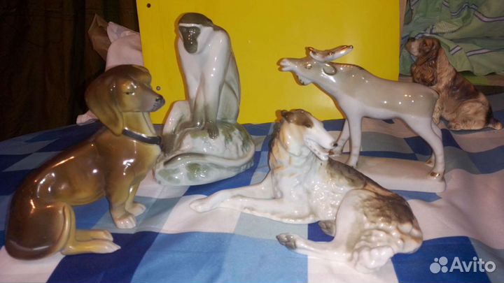 Фарфоровые статуэтки времен СССР