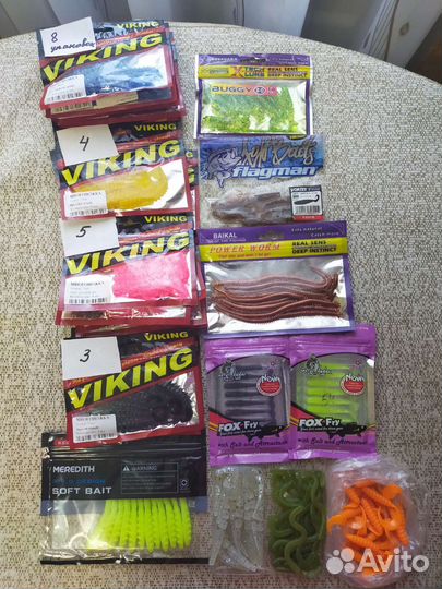 Силиконовые приманки для рыбы