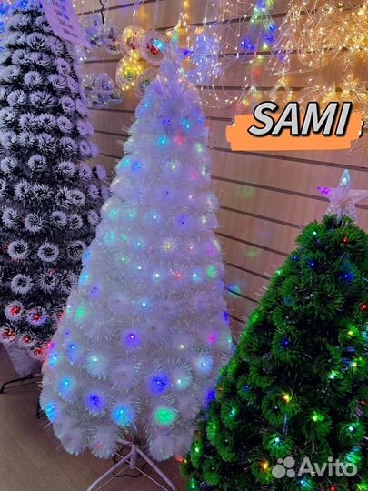 Ель светодиодная ассорти