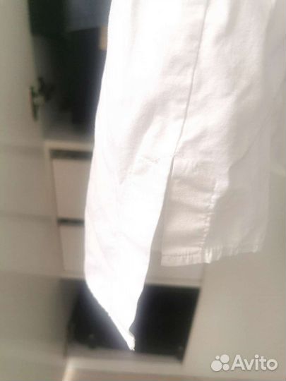 Белоснежные рубашки в школу 128 см школьная форма