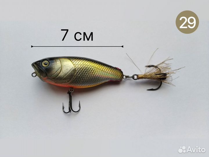 Воблеры, попперы