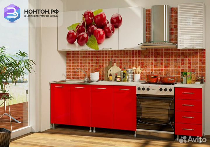 Кухня Вишня 2 м