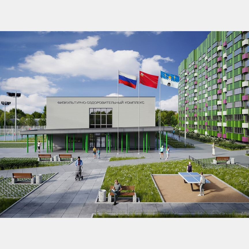 1-к. квартира, 41,6 м², 8/9 эт.