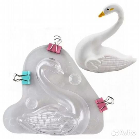 Форма для шоколада Лебедь