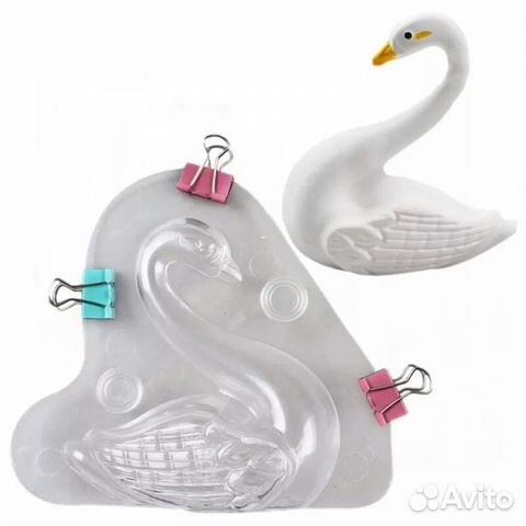 Форма для шоколада Лебедь