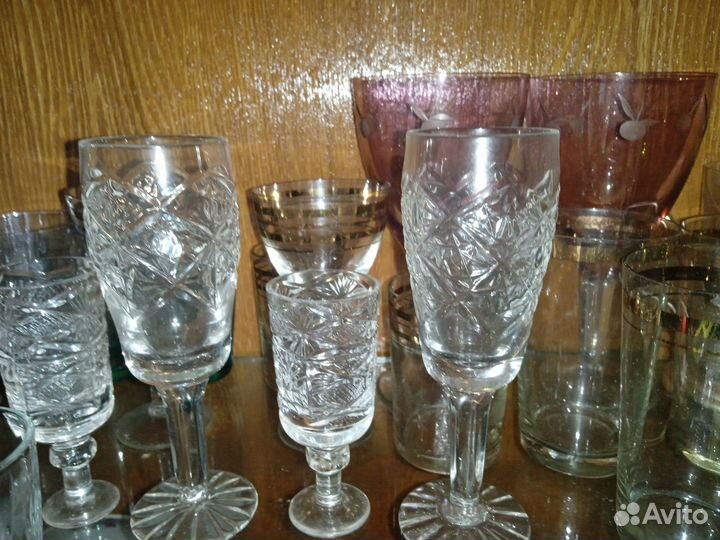 Стаканы Стопки Фужеры Рюмки СССР