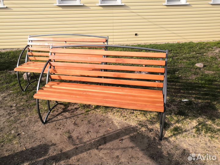 Набор садовой мебели: стол и 2 скамейки