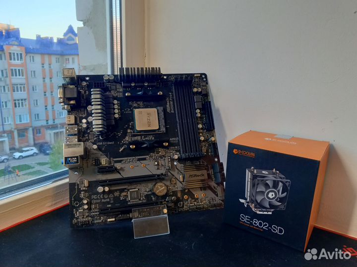 Комплект Ryzen 7 1700 / Asrock B450M Pro 4