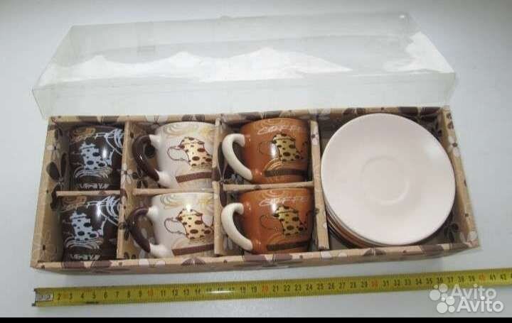 Кофейный набор из 6-пар, Новый, упаковка