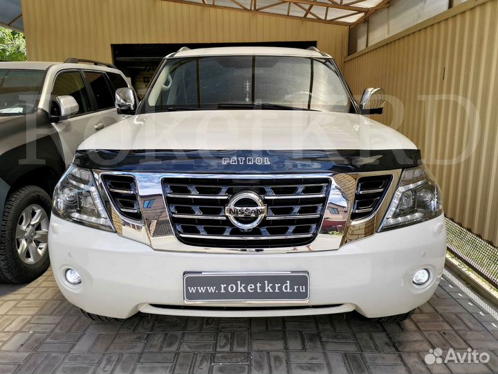 Рестайлинг Nissan Patrol в 2015 год без бампера
