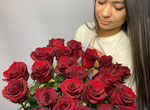 Эквадор 25 роз 70 см 101 роза цветы доставка