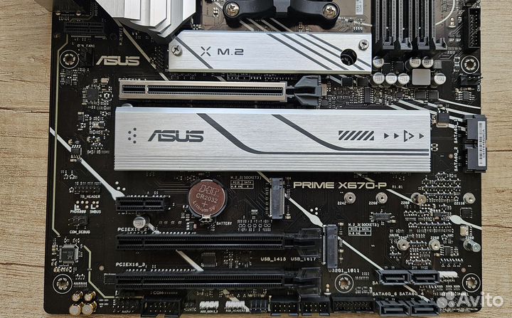 Б/у Мат.плата AM5 asus prime X670-P-CSM 4xDDR5